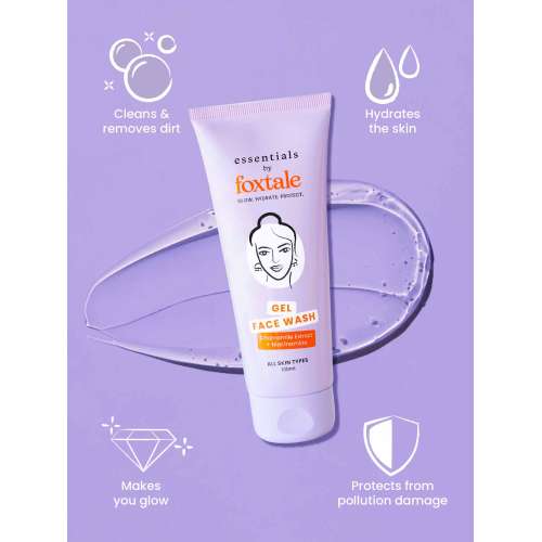 Foxtale: Refreshing Face Wash with Niacinamide & Vitamin E   100ml