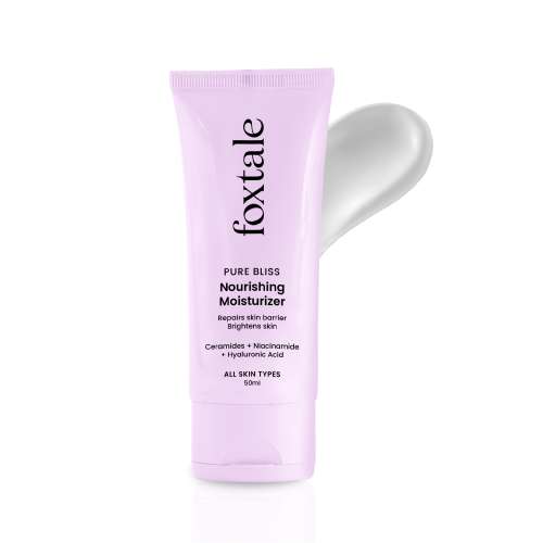 Foxtale: Nourishing Ceramide Moisturiser for 72hrs of Hydrated, Glowing Skin   50ml