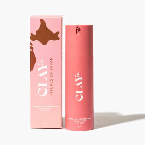 ClayCo.: Tsubaki + Matcha Moisturiser with Vitamin C - 80ml (Dry Skin)