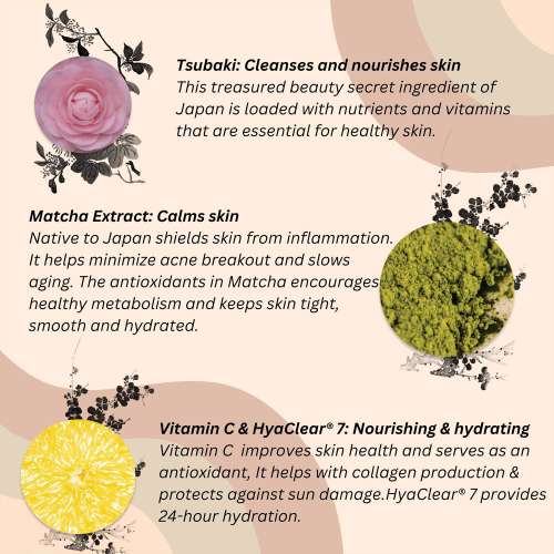 ClayCo.: Tsubaki + Matcha Moisturiser with Vitamin C - 50ml (Oily & Sensitive Skin)