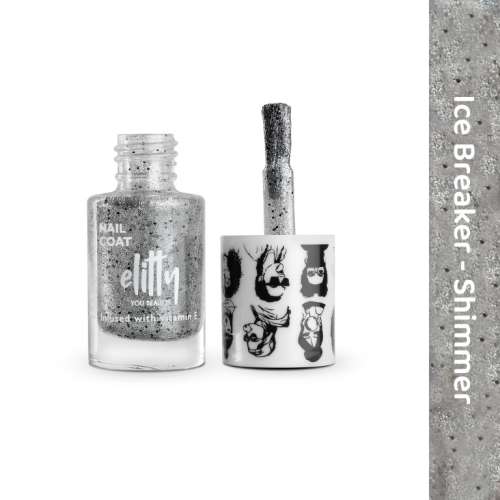 Elitty Beauty: Mad Over Nails - Shimmer Ice Breaker Silver - 6ml