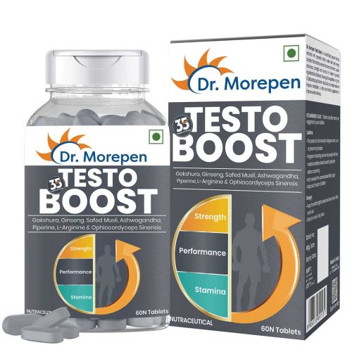 Dr. Morepen: Testo Boost For Men - 60 Tablets