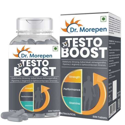 Dr. Morepen: Testo Boost For Men - 60 Tablets