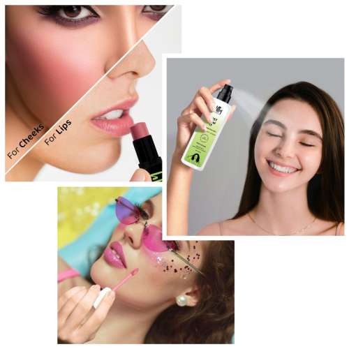 Elitty Beauty: No Filter Needed  (Spray -Pina Colada, Lip Gloss - Pretty Chill, Tint -Levitating) - Pink Please Combo