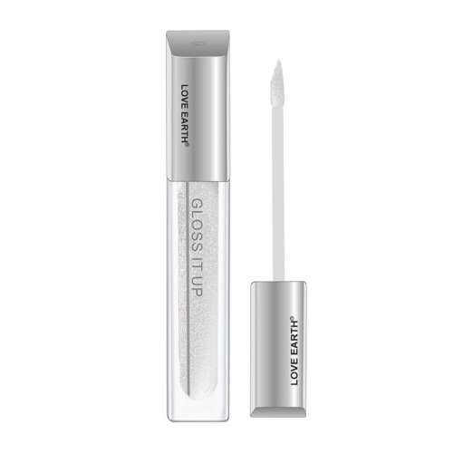 Love Earth: Lip Gloss Love Magnet Silver Glitter - 3ml