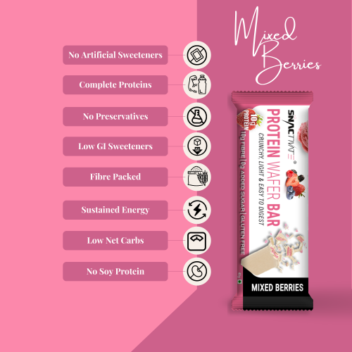Snactivate: Protein Wafer Bar - Mixed Berries - Pack of 6