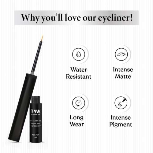 TNW - The Natural Wash: Eyecatchy Longstay Matte Liquid Eyeliner - 4ml