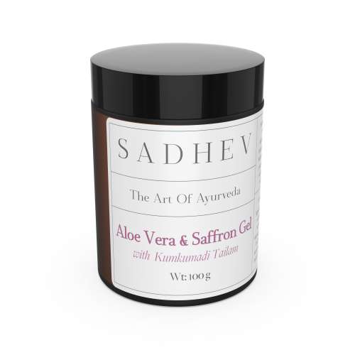 Sadhev: Aloe Vera Gel with Saffron and Kumkumadi Thailam - 100gm