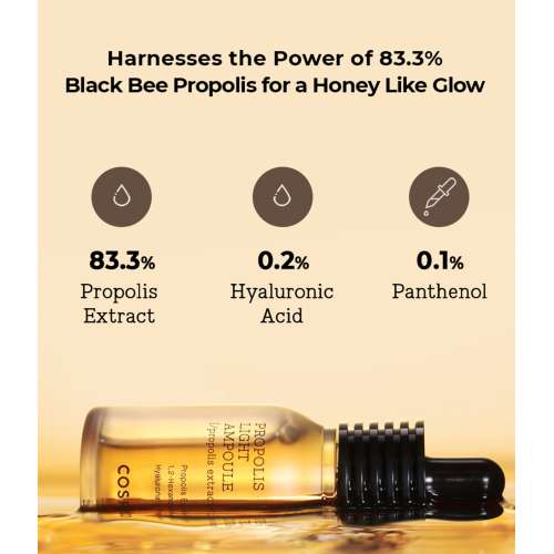 COSRX: Full Fit Propolis Light Face Ampoule | Serum | Targeted Care | Radiant Skin | 30ml