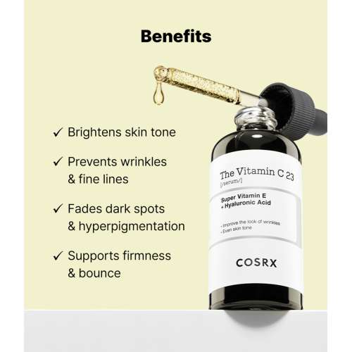 COSRX: The Vitamin C 23 Serum | Targeted Care | Radiant Skin | Vitamin C | For Brightening and Glowing | 20ml