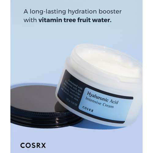 COSRX: Hyaluronic Acid Intensive Cream  | For Moisturising | Intense Hydration | Korean Skincare | 100gm