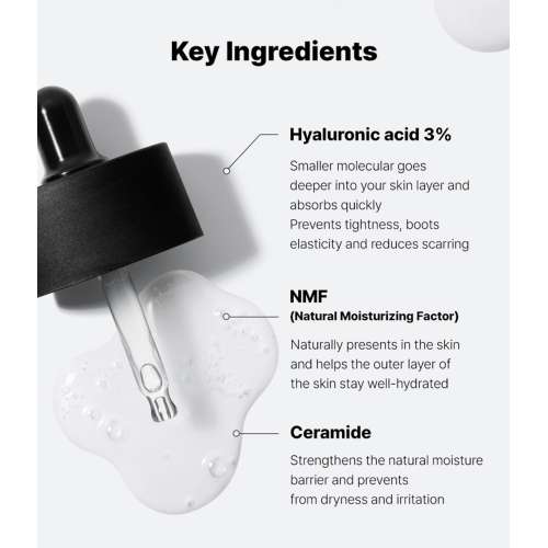 COSRX: The Hyaluronic Acid 3 Serum | Korean Skincare | Targeted Care | Radiant Skin | 20ml