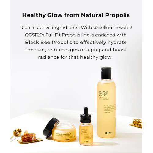 COSRX: Full Fit Propolis Light Face Ampoule | Serum | Targeted Care | Radiant Skin | 30ml