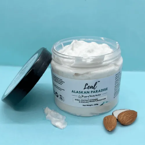 Leal Cosmetics: Alaskan Paradise Shea Cocoa Kokum Whipped Body Butter - 200gm Leal Cosmetics: Alaskan Paradise Shea Cocoa Kokum Whipped Body Butter - 200gm