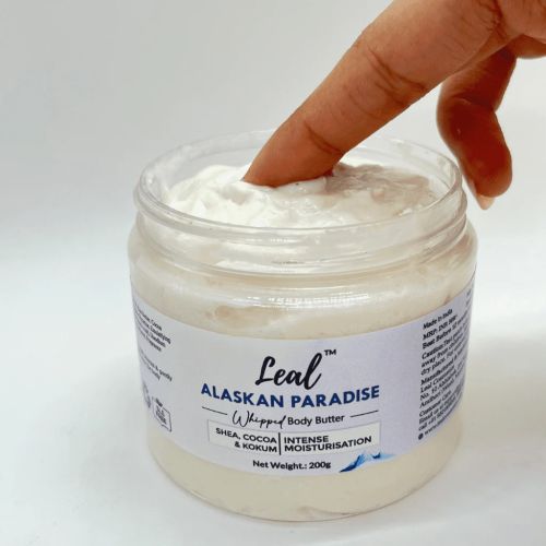 Leal Cosmetics: Alaskan Paradise Shea Cocoa Kokum Whipped Body Butter - 200gm Leal Cosmetics: Alaskan Paradise Shea Cocoa Kokum Whipped Body Butter - 200gm