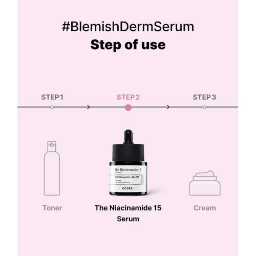 COSRX: The Niacinamide 15 Serum | Intense Hydration| Targeted Care | Radiant Skin | 20ml
