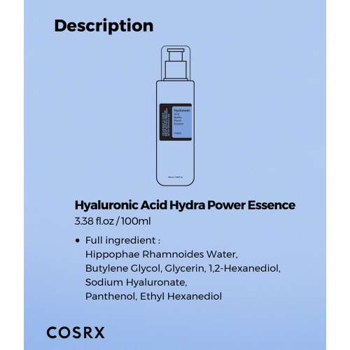 COSRX: Hyaluronic Acid Hydra Power Essence | 100ml