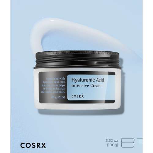 COSRX: Hyaluronic Acid Intensive Cream  | For Moisturising | Intense Hydration | Korean Skincare | 100gm