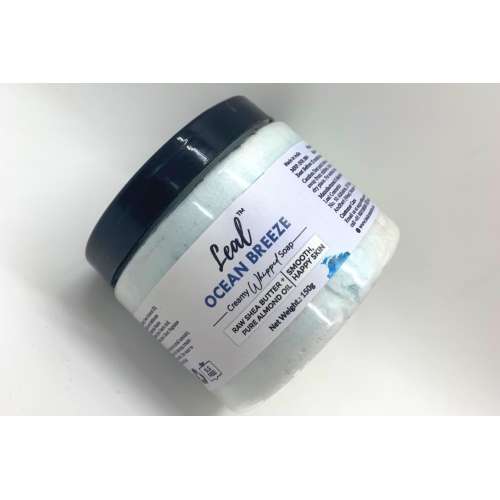 Leal Cosmetics: Ocean Breeze Whipped Soap - 150gm Leal Cosmetics: Ocean Breeze Whipped Soap - 150gm