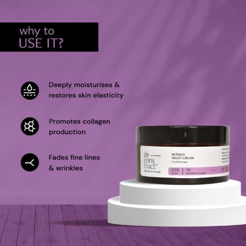 Deconstruct Skincare: Retinol Night Cream - 50gm