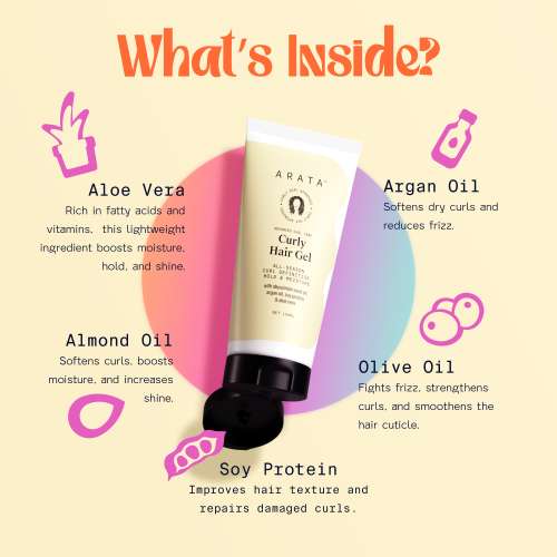 Arata: Advanced Curl Care Curly Hair Gel - 150nl