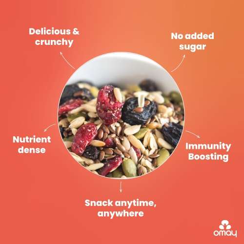 Omay Foods: Berries Mix Pouch - 400gm