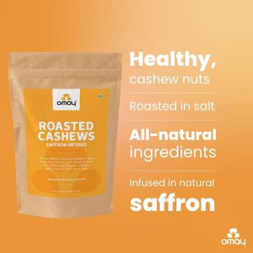 Omay Foods: Classic Salted Roasted Cashews - 400gm