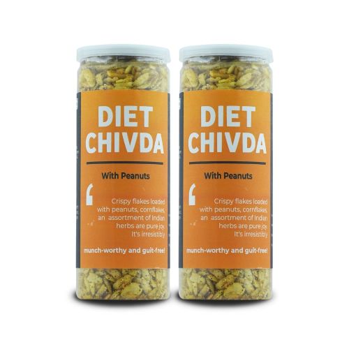 Omay Foods: Diet Chivda With Peanuts - Pack of 2 - 100gm Each
