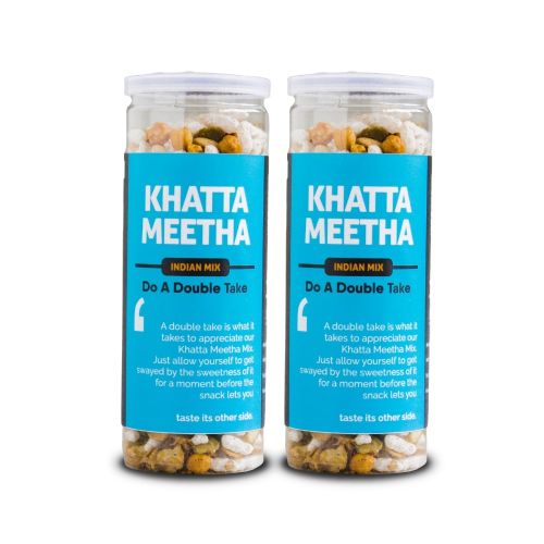 Omay Foods: Khatta Meetha Mix - Pack of 2 - 120gm Each