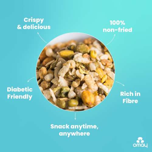Omay Foods: Navratan Mix - Pack of 2 - 100gm Each