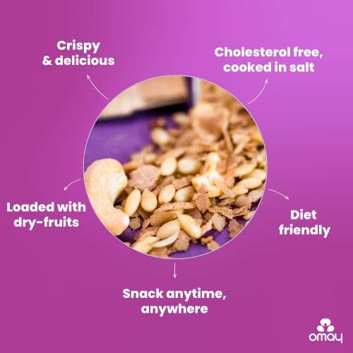 Omay Foods: Nutty Mix Pouch - 400gm