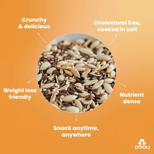 Omay Foods: Seeds Mix Pouch - 400gm