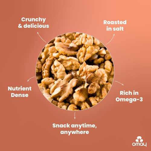 Omay Foods: Walnut Kernels- 100gm