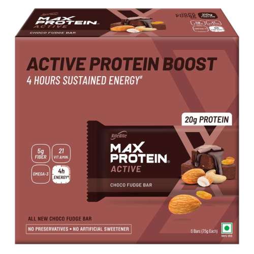 RiteBite Max Protein: Active Choco Fudge [Pack of 6] - 450gm