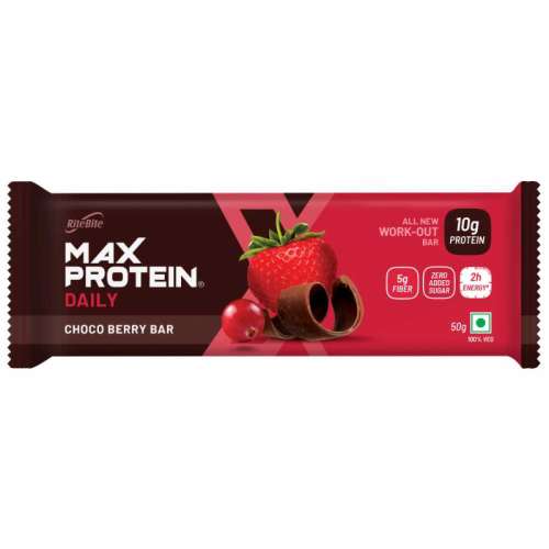 RiteBite Max Protein: Daily Choco Berry [Pack of 24] - 1200gm