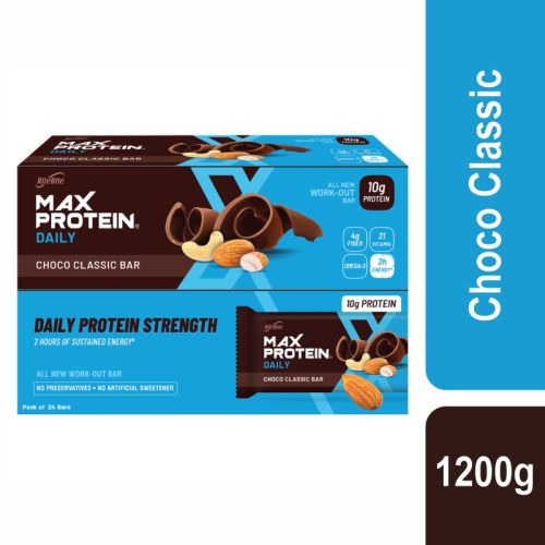 RiteBite Max Protein: Daily Choco Classic [Pack of 24] - 1200gm