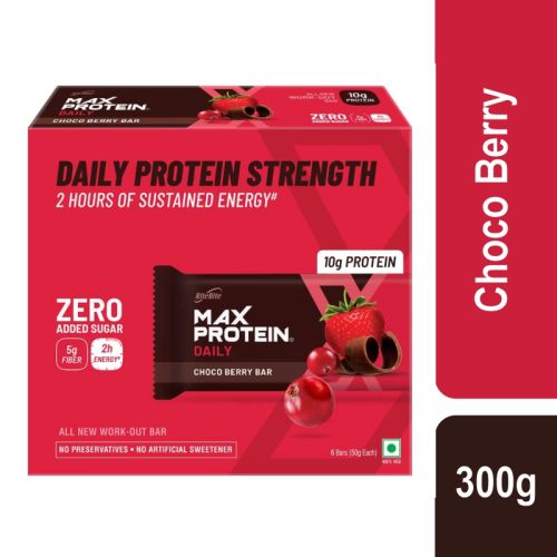 RiteBite Max Protein: Daily Choco Berry [Pack of 6] - 300gm