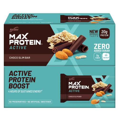 RiteBite Max Protein: Active Choco Slim [Pack of 12] - 804gm