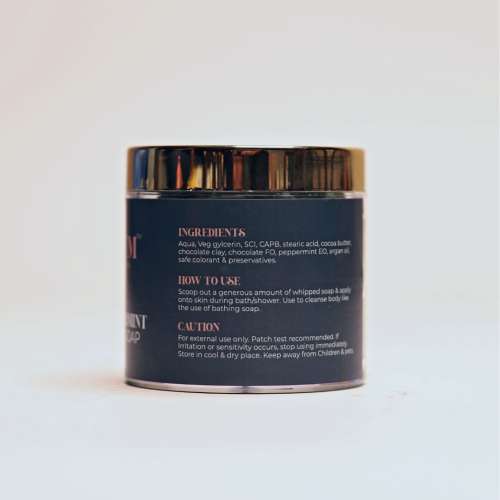 Earthhium: Chocolate Peppermint Whipped Cream Soap Earthhium: Chocolate Peppermint Whipped Cream Soap