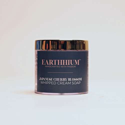 Earthhium: Japanese Cherry Blossom Whipped Cream Soap
