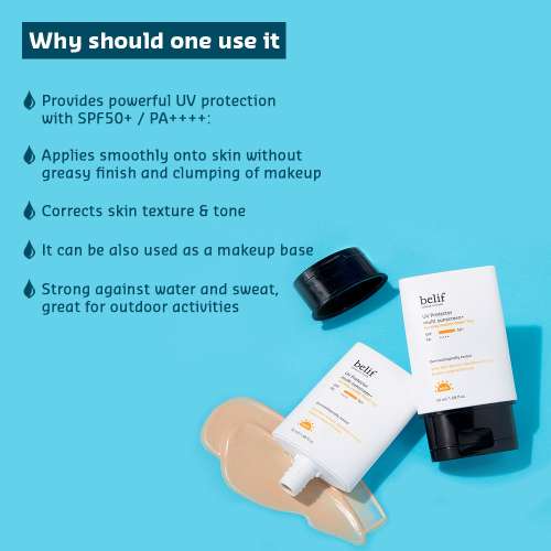 Belif: UV Protector Multi Tinted Sunscreen SPF50+ / PA++++ - 50ml