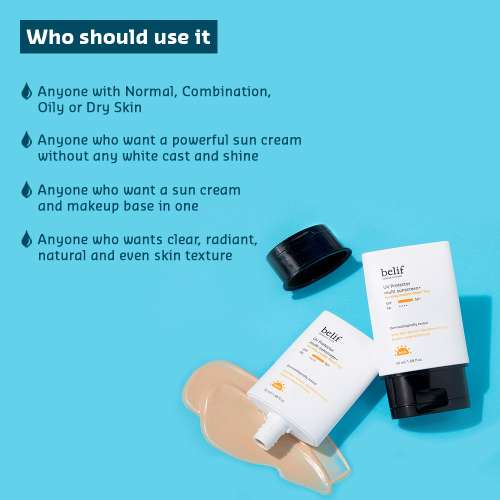 Belif: UV Protector Multi Tinted Sunscreen SPF50+ / PA++++ - 50ml