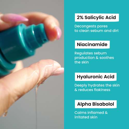 Foxtale:  Acne Control Cleanser with Salicylic Acid & Niacinamide   100ml