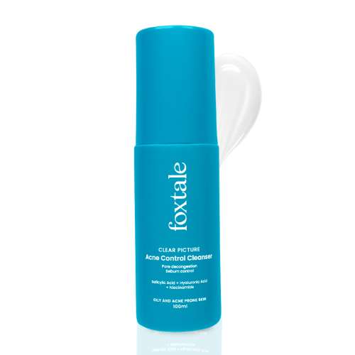Foxtale:  Acne Control Cleanser with Salicylic Acid & Niacinamide   100ml