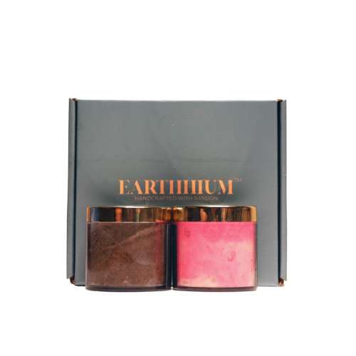 Earthhium: Coffee & Rose Body Scrub - Set of 2