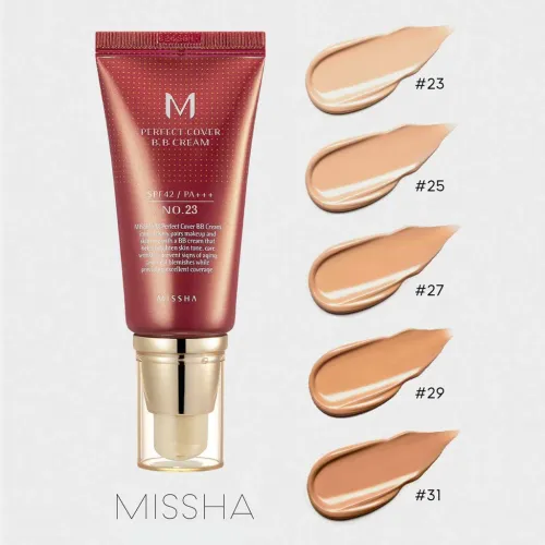 Missha: M Perfect Cover BB Cream SPF42/PA+++ (No.23/Natural Beige) - 50ml