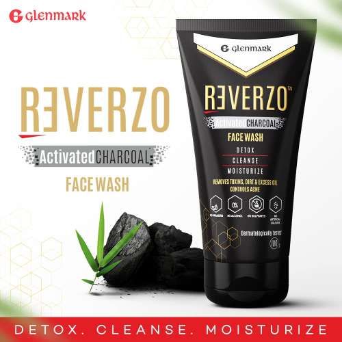 Reverzo: Activated Charcoal Face Wash - 100 ml