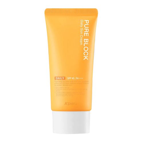 Apieu: PURE BLOCK AQUA SUN GEL SPF50+ | Korean Skincare | UV Protection | Daily Care | 50ml