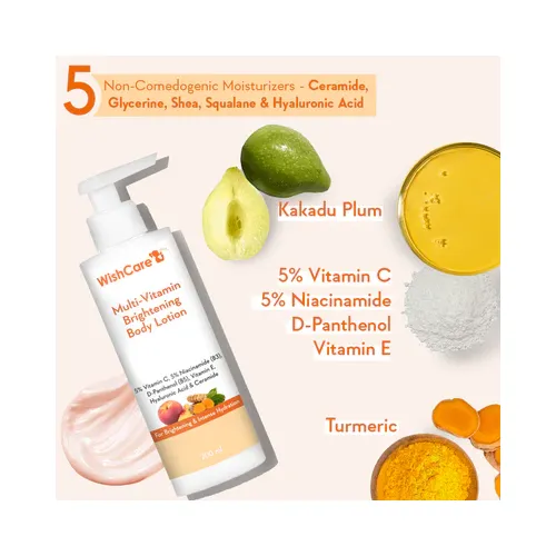 WishCare: Multi-Vitamin Brightening Body Lotion - 200ml