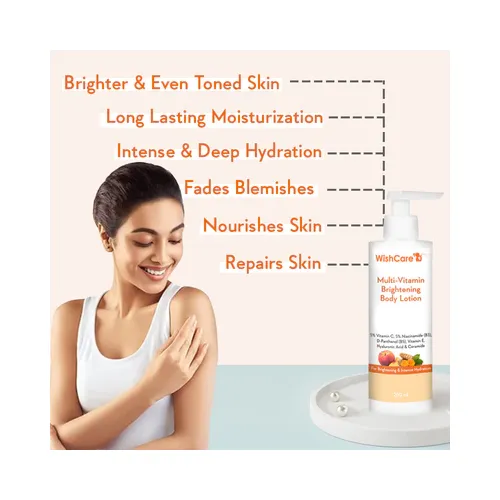 WishCare: Multi-Vitamin Brightening Body Lotion - 200ml